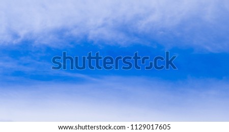 Landscape sky has over blue colour.