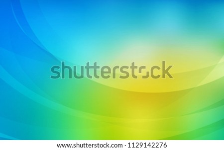 Light Blue, Green vector pattern with lamp shapes. An elegant bright illustration with gradient. The best blurred design for your business.