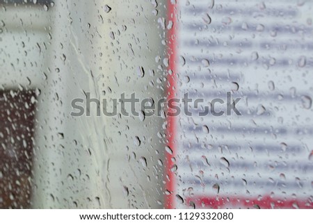 Abstract background with droplets is close up