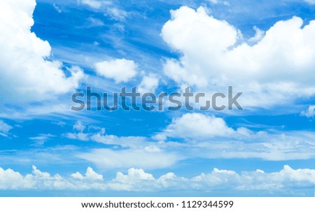 
Blue sky and clouds