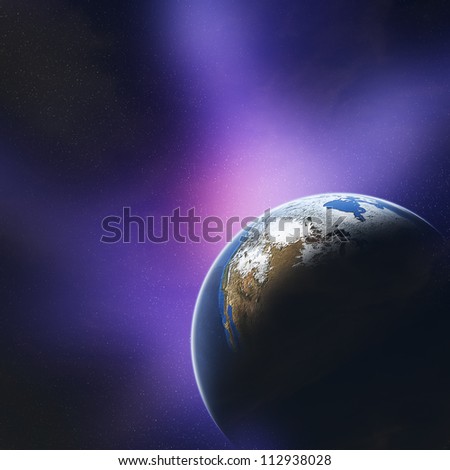 Planet Earth. Elements of this image furnished by NASA.