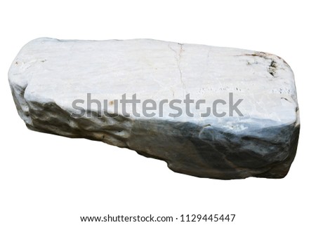marble stone texture isolated on white background