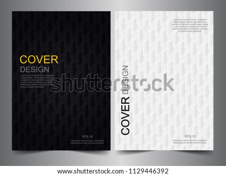 Background cover design templates A4 size. Layouts for covers of books, albums, notebooks, reports, magazines. Line luxury and minimal, flat modern abstract design. Abstract design mock-up texture.