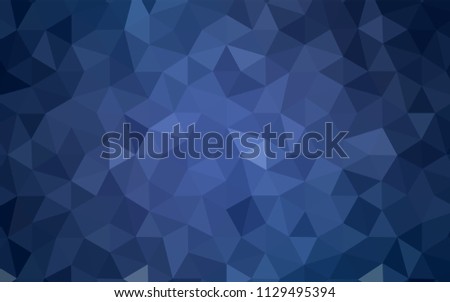 Light Blue, Yellow vector triangle mosaic texture. Shining colorful illustration with triangles. Triangular pattern for your design.
