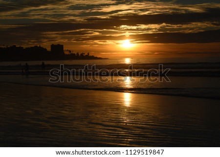 orange sunrise sunset california