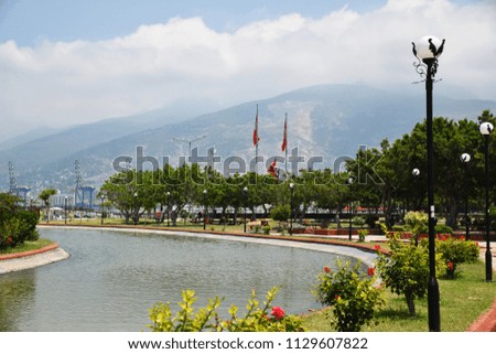iskenderun city view Royalty-Free Stock Photo #1129607822