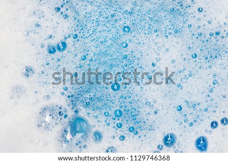 soap foam with bubbles macro background texture