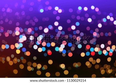 natural bokeh and bright golden lights. Vintage Magic background with colorful bokeh. Spring Summer Christmas New Year disco party