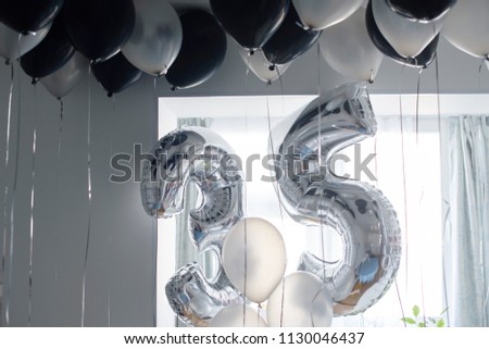 composition of balloons for the 35 years