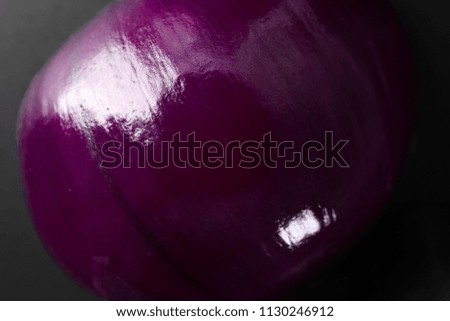 Red onion, closeup