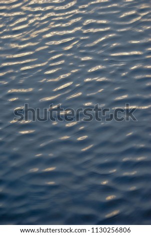 Swell on water, abstract background