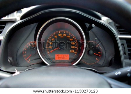 Miles measuring car speed