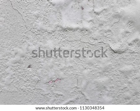 Nature texture white wall with air crack and paint peel off grunge texture
