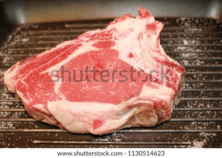 raw beef ribs