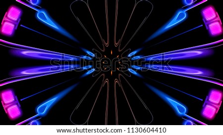 Abstract club lights