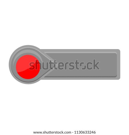 Isolated web button