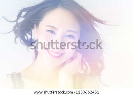 Beauty concept of asian woman.