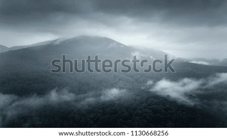 Dark and Moody Epic Winter Landscape