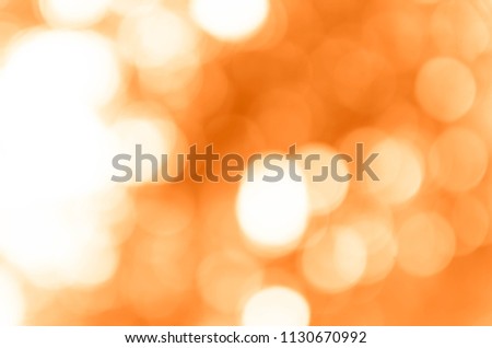 Orange bokeh background