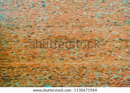 Close up old rustic grunge brick texture background