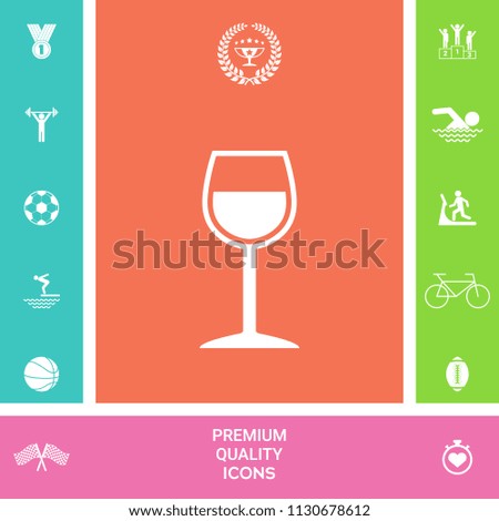 Wineglass symbol icon