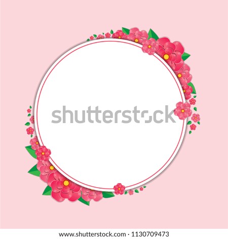 Wreath with exotic flowers