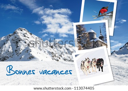 mounatins in winter views with pola pictures for holidays