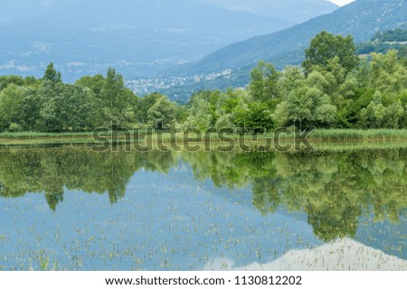 lake panorama countryside