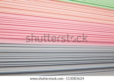 colored paper as a background