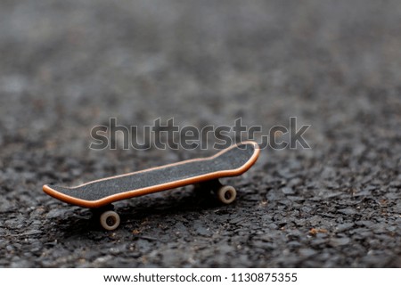 Skateboard and background blur