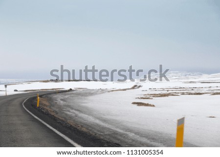 Pingvellir national park in winter Iceland