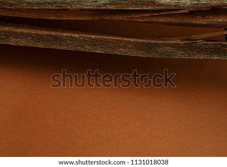 Brown background with wood and paper texture