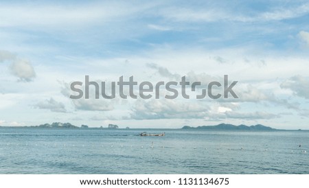 beach thailand blue sky