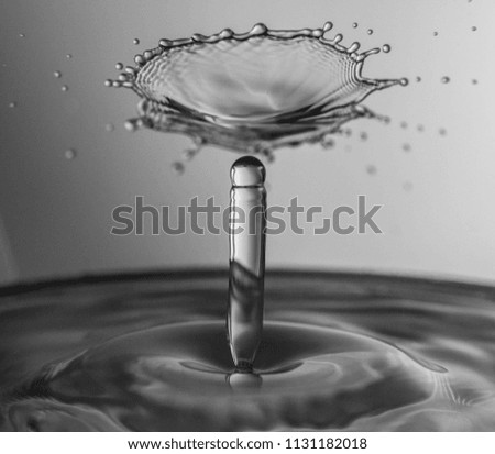 water droplets collision