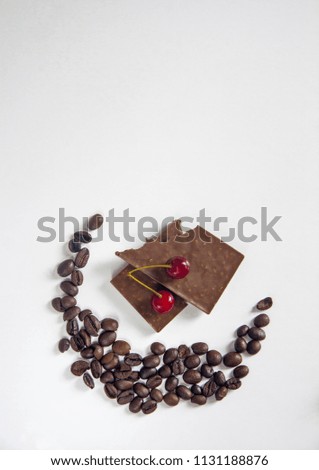 Coffee, cherry, chocolate