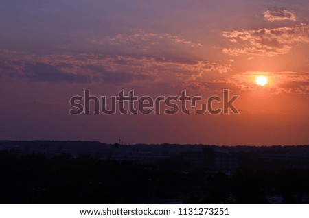 Sunset in Side, Turkey