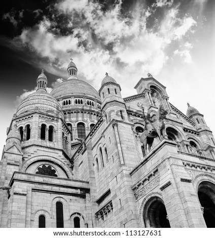 Sacre-Coeur Basilica in Paris, France