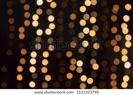 Horizontal picture of abstract Christmas lights for background
