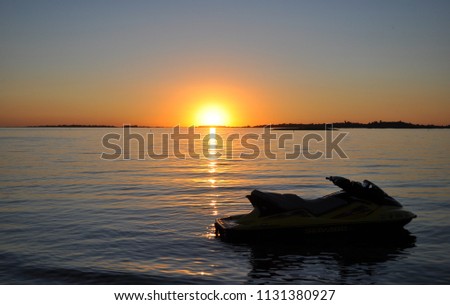 Picture of Sunset on Lake