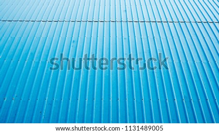 roof blue top view background
