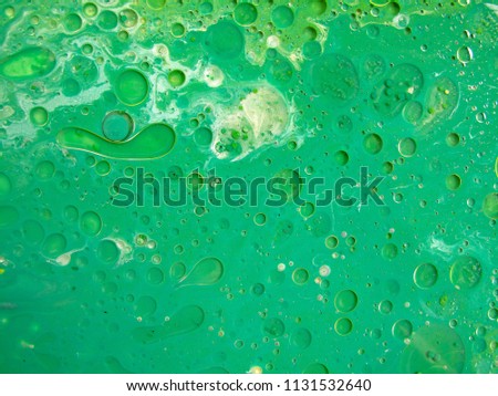 abstract turquoise. abstract art background . oil and water. Free movement of bright colors.