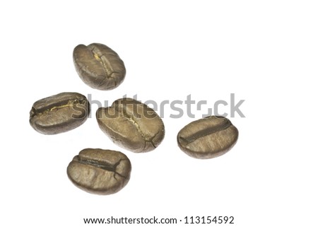 This is a picture of coffee beans that are drinking well in the United States.