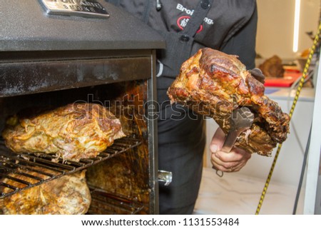 grilled meat with barrel wood jack daniel aromas of whiskey