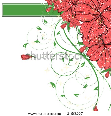 Abstract vector flower background. Flower invitation, save the date card template, abstract elegant pattern vector design editable. Floral design