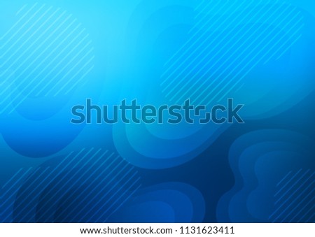 Light BLUE vector cover with long lines. Shining colored illustration with narrow lines. The pattern can be used for websites.