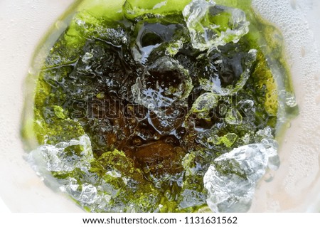 Ice green tea
