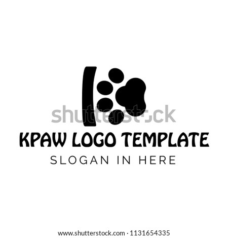 Paw logo icon V2 template