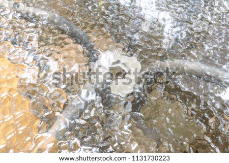 Watermark mirror texture on top table background