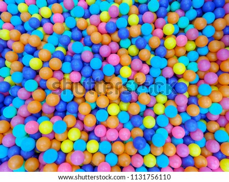 Colorful ball is wallpaper background and texture