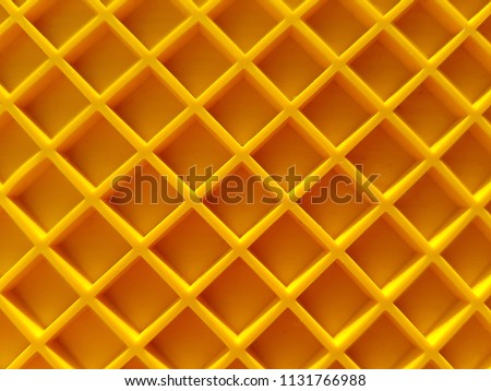Yellow grid, lines in the form of a square. Pattern background, texture. Royalty-Free Stock Photo #1131766988